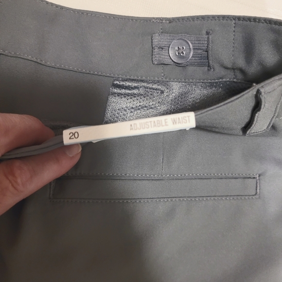 Class Club Modern Fit Adjustable Waist Gray Pants Sz 20 Measure Approx 2… - Picture 11 of 12